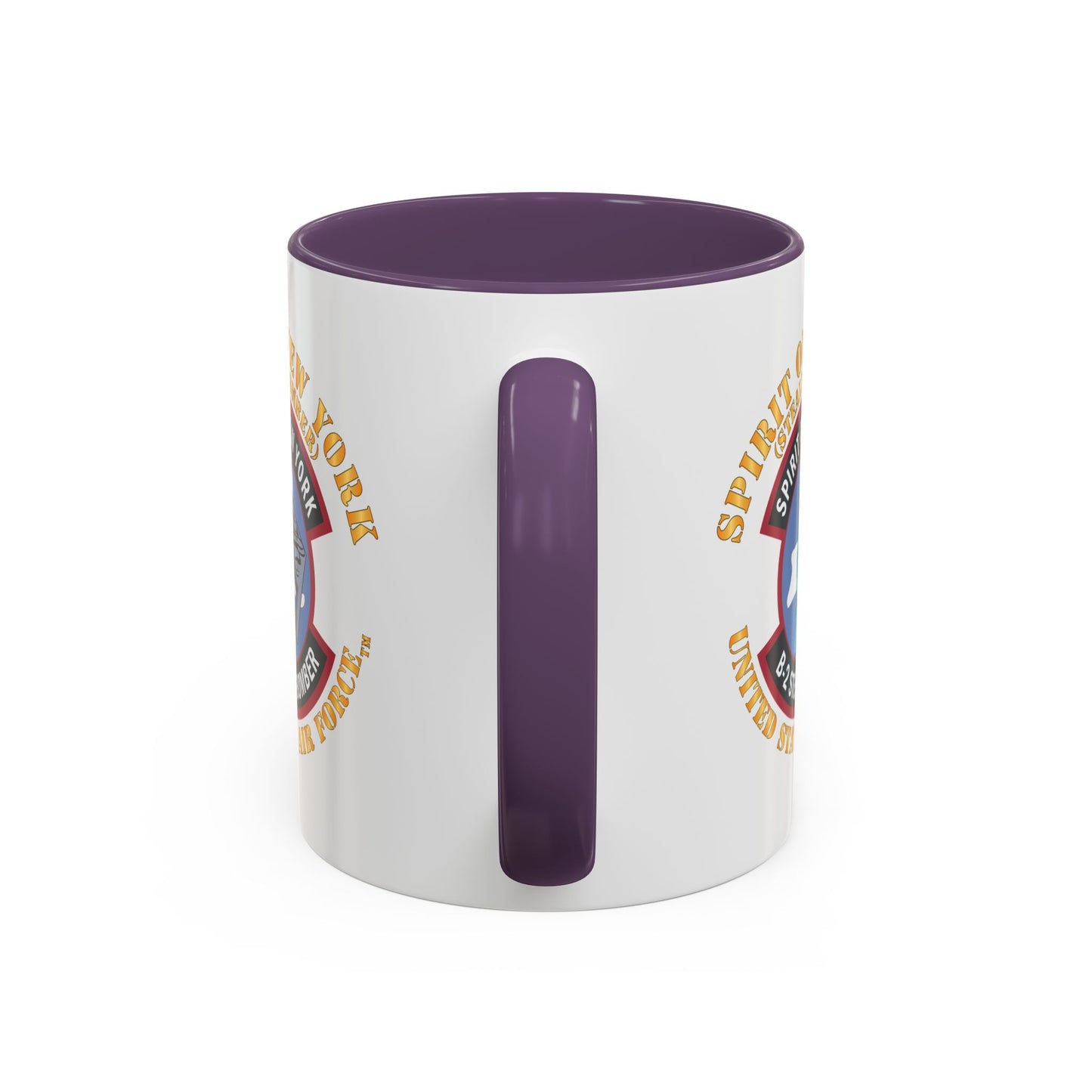 Accent Coffee Mug (11oz & 15oz) - USAF - B2 - Spirit of New York - Stealth Bomber X 300