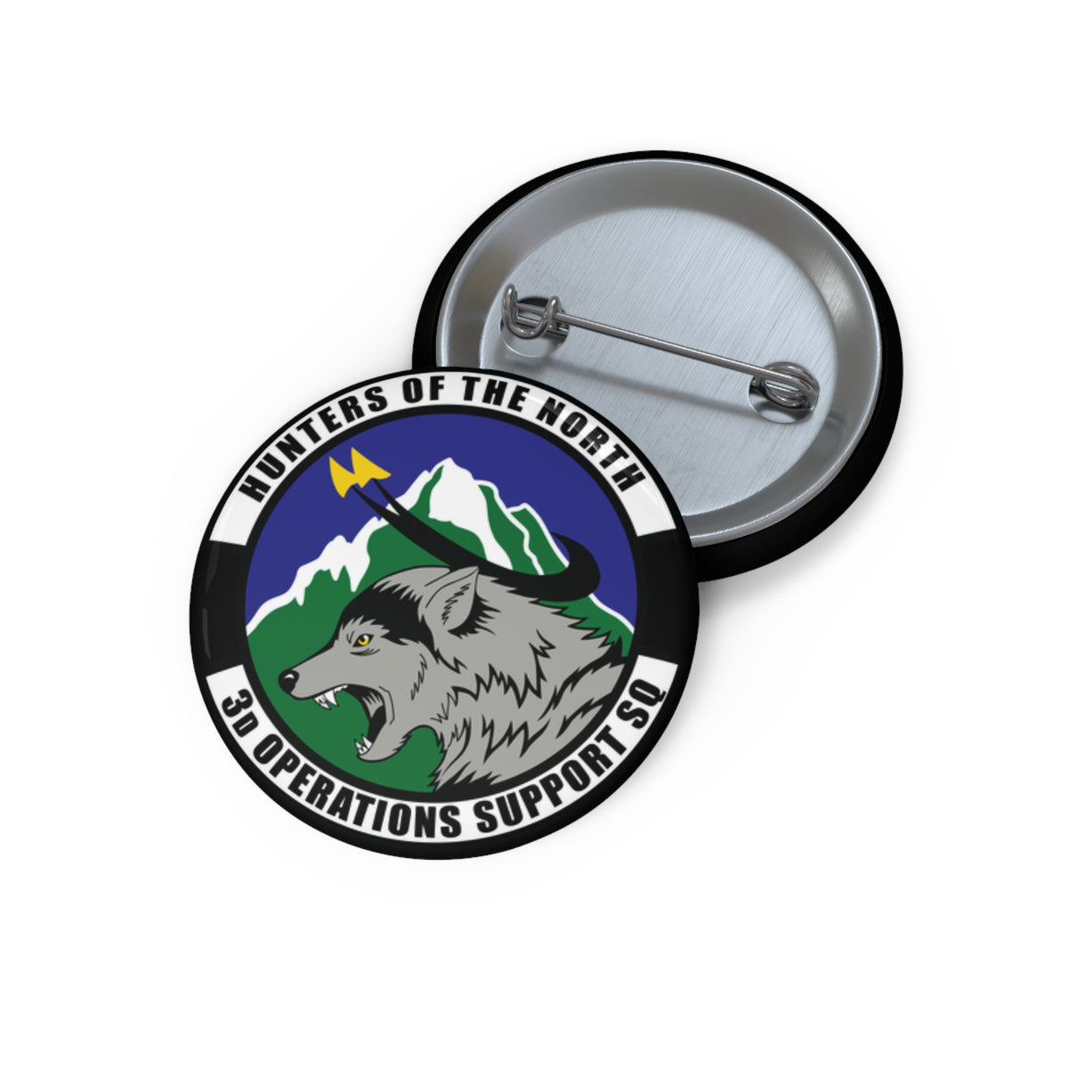 Custom Pin Button - USAF - 3rd Operations Support Squadron wo txt X 300