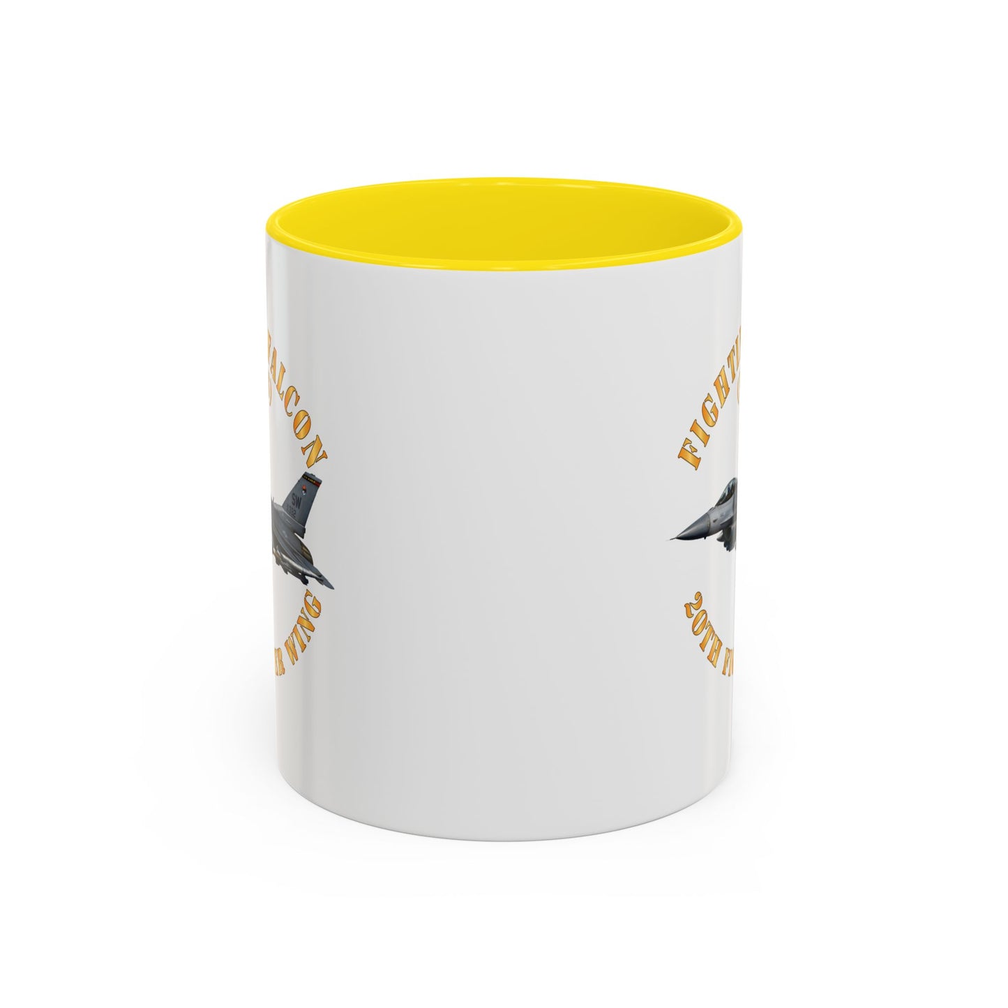 Accent Coffee Mug (11oz & 15oz) - USAF - F-16 Fighting Falcon - 20th Fighter Wing X 300