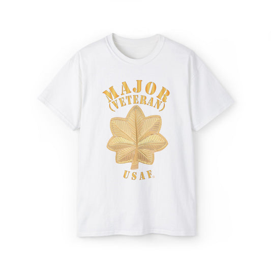 Unisex Ultra Cotton Tee - USAF - Major - Veteran - USAF X 300