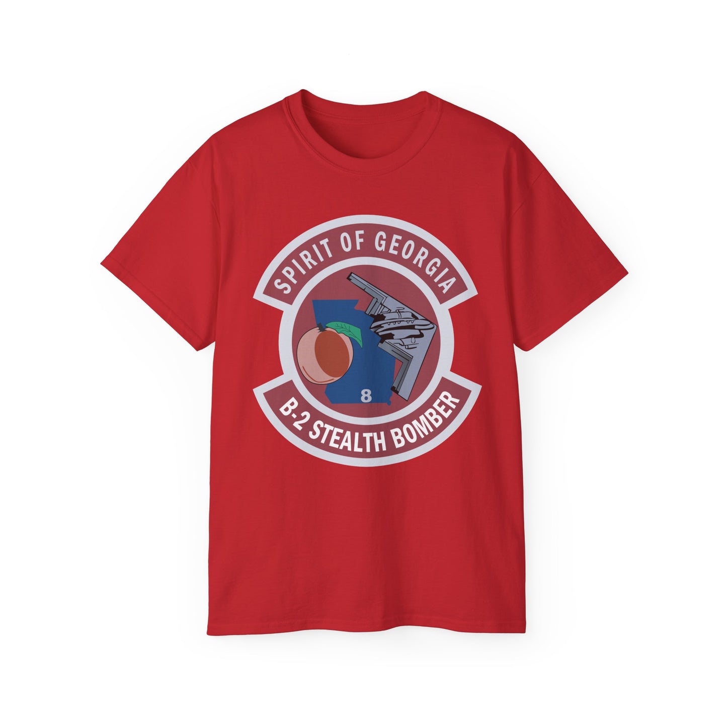 Unisex Ultra Cotton Tee - USAF - B2 - Spirit of Georgia - Stealth Bomber wo txt X 300