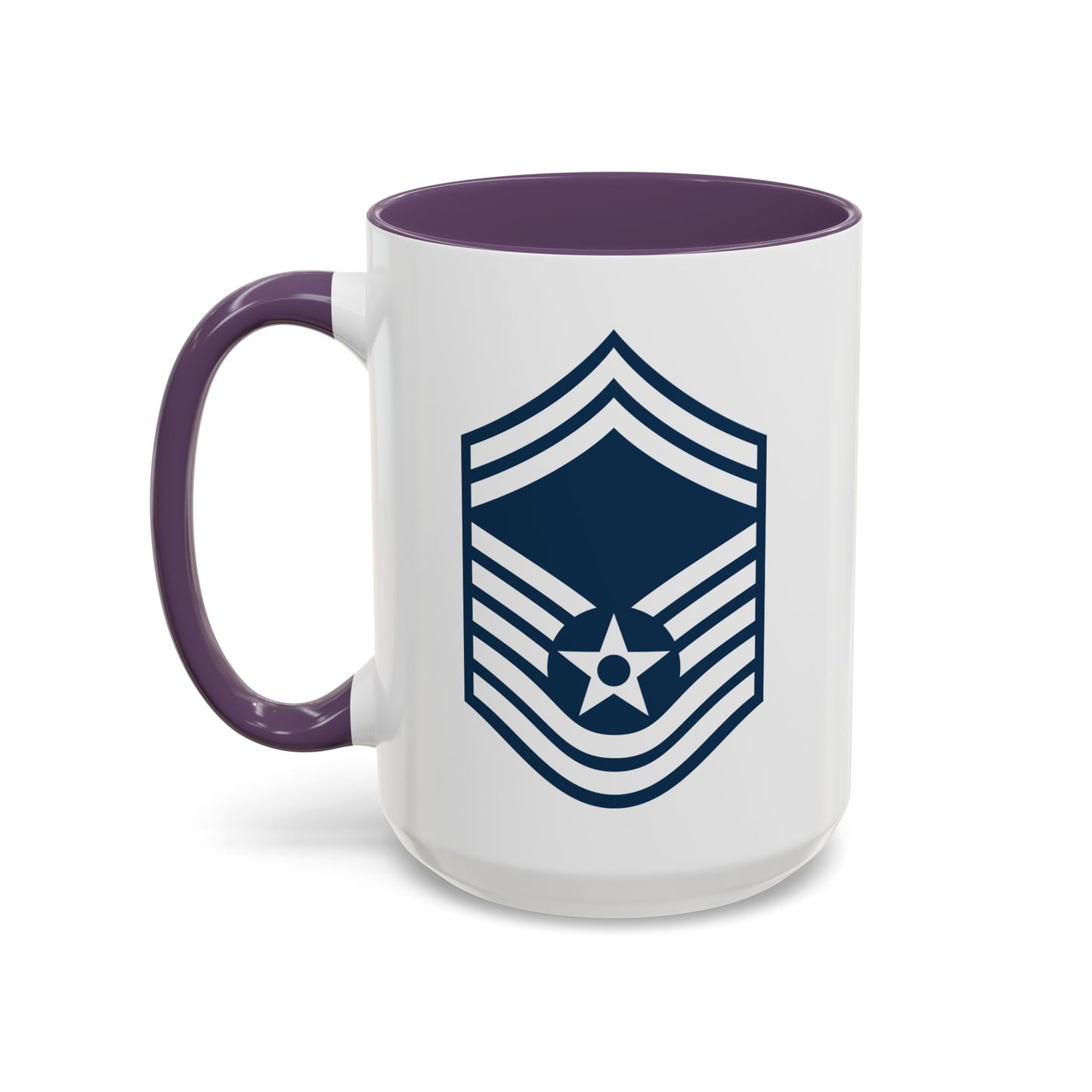 Accent Coffee Mug (11oz & 15oz) - USAF - Senior Master Sergeant (E8a) - 2020