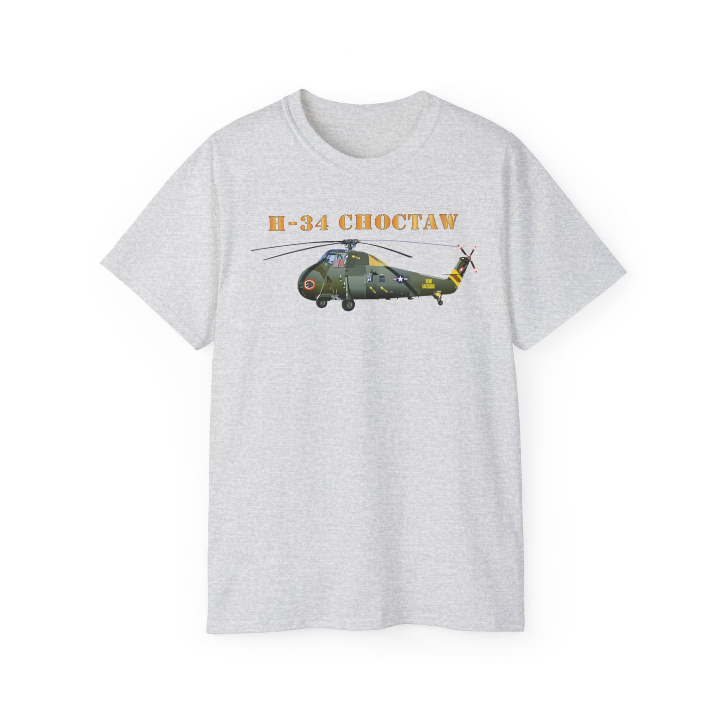 Unisex Ultra Cotton Tee - H-34 Choctaw with Txt X 300