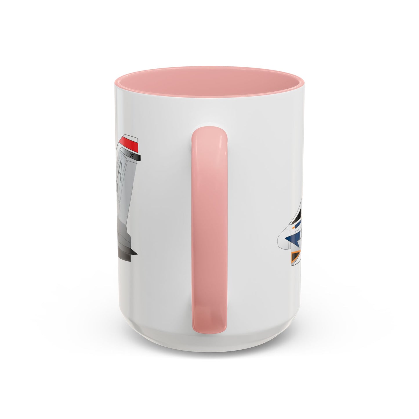 Accent Coffee Mug (11oz & 15oz) - Aircraft - Navy - A-7B Corsair II - Side X 300