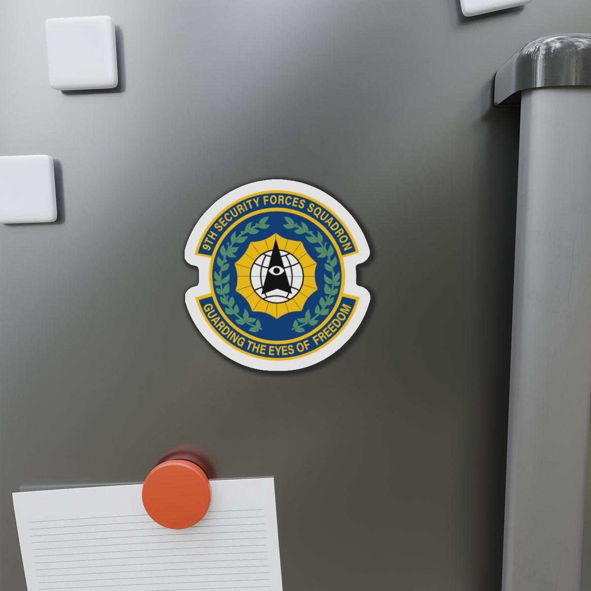 Die-Cut Magnet - USAF - 9th Security Forces Squadron wo txt X 300