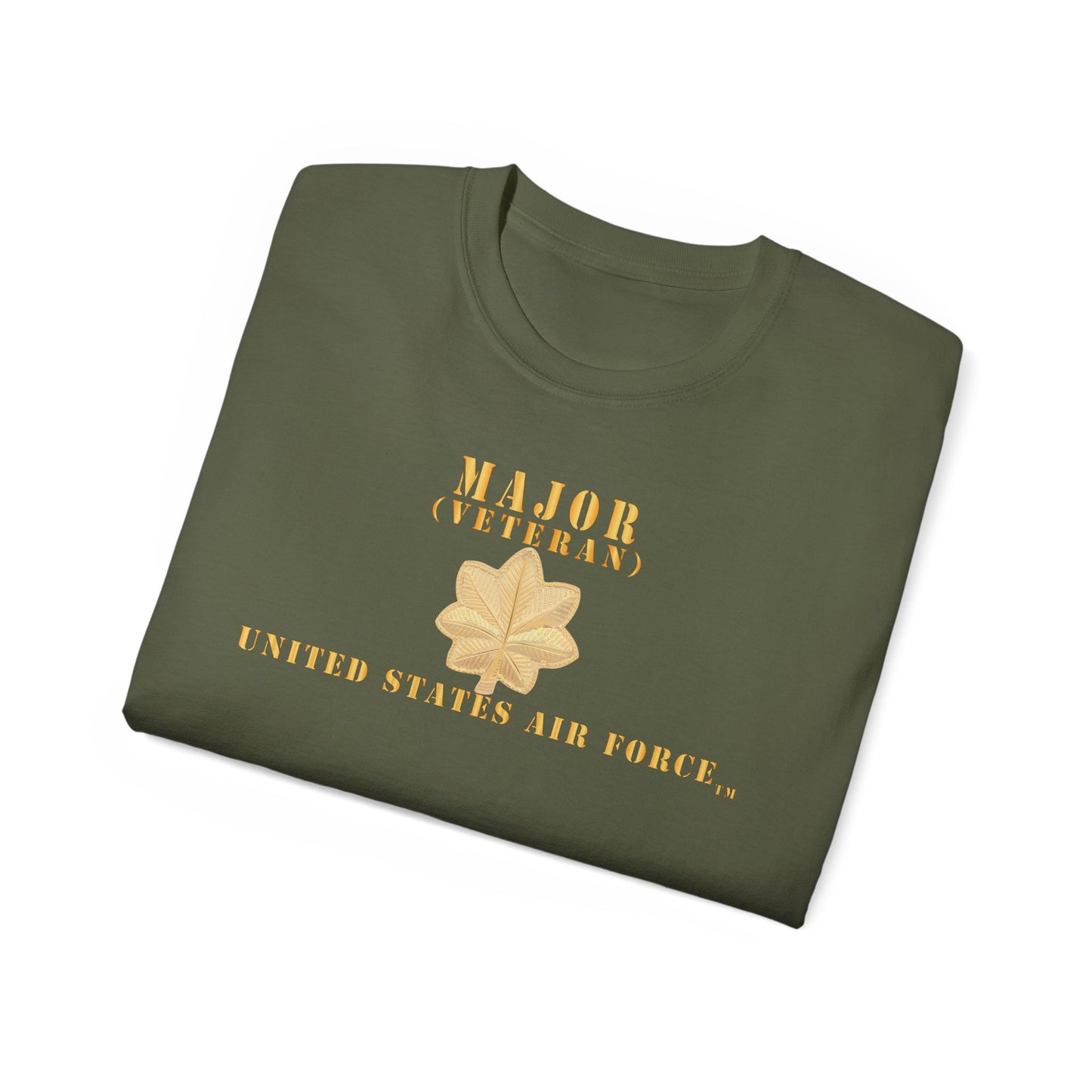 Unisex Ultra Cotton Tee - USAF - Major - MAJ - Veteran X 300