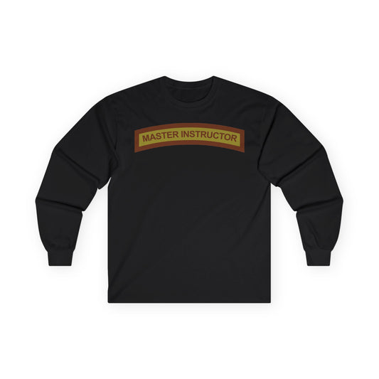 Unisex Ultra Cotton Long Sleeve Tee - USAF - Master Instructor Tab