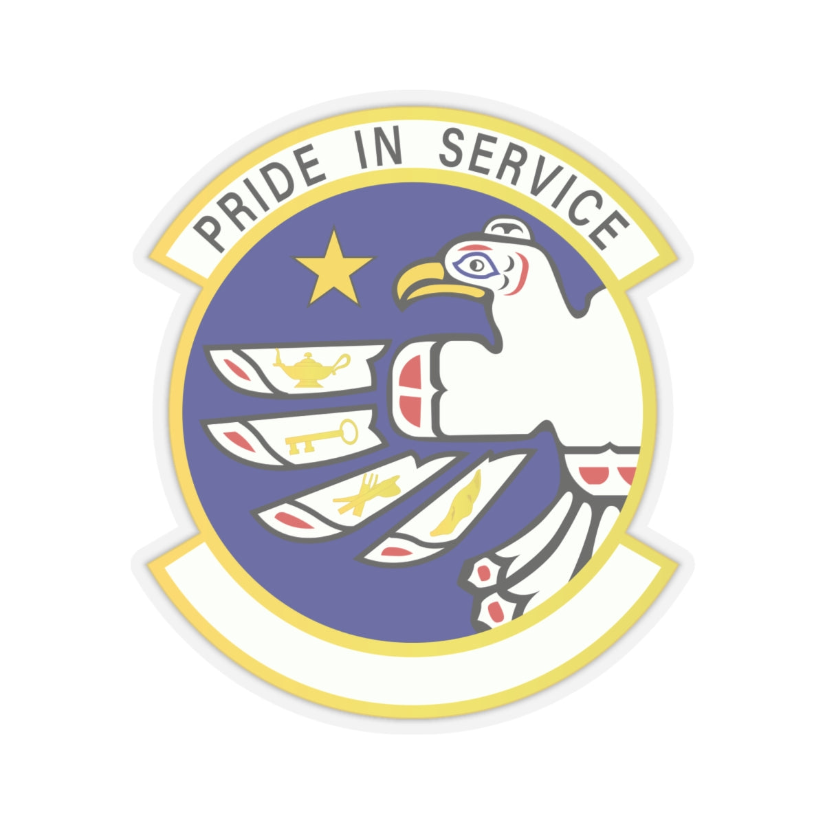 Kiss-Cut Stickers - USAF - 3rd Force Support Squadron wo txt