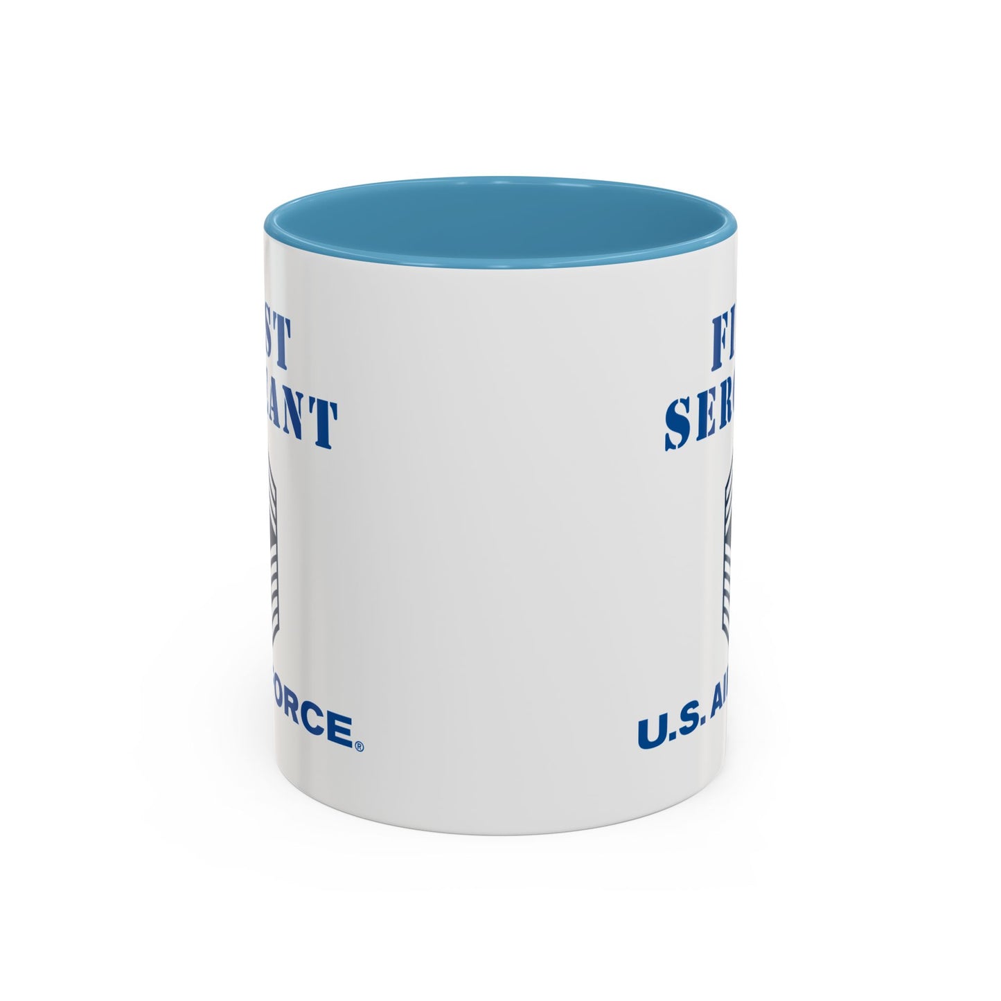 Accent Coffee Mug (11oz & 15oz) - USAF - First Sergeant (E9b) - 2020 - US Air Force w Text X 300