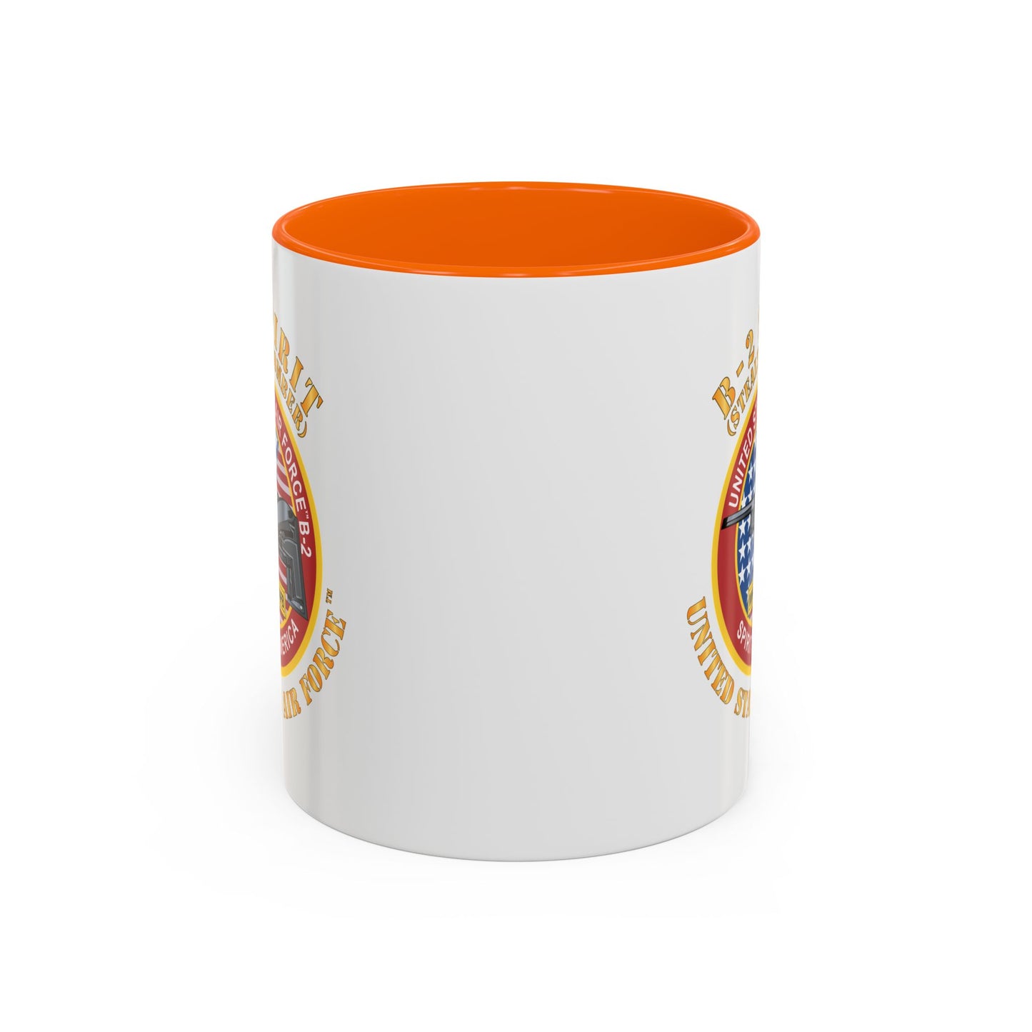 Accent Coffee Mug (11oz & 15oz) - USAF - B2 - Spirit - Stealth Bomber X 300