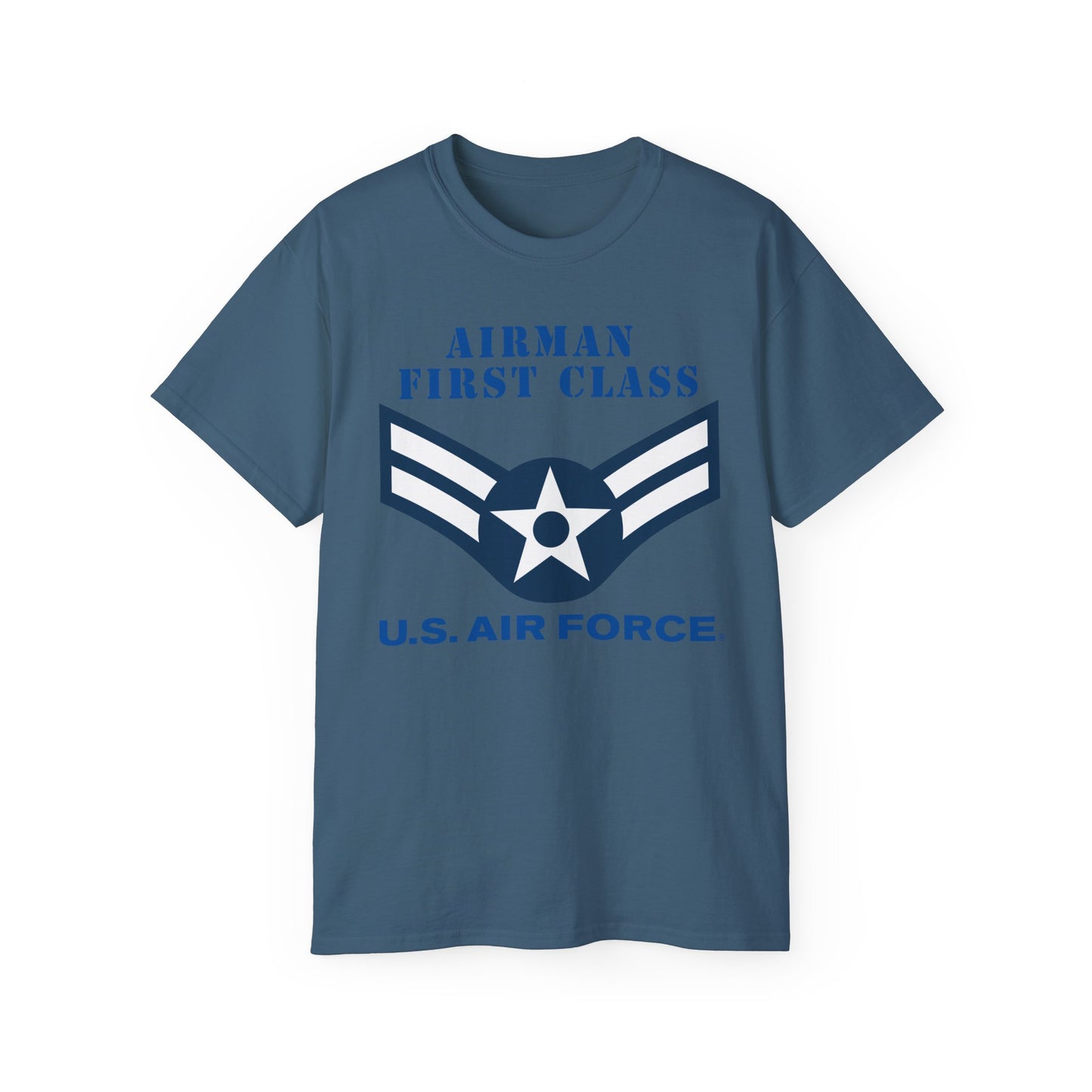 Unisex Ultra Cotton Tee - USAF - Airman - First Class (E3) - 2020 - US Air Force w Text X 300