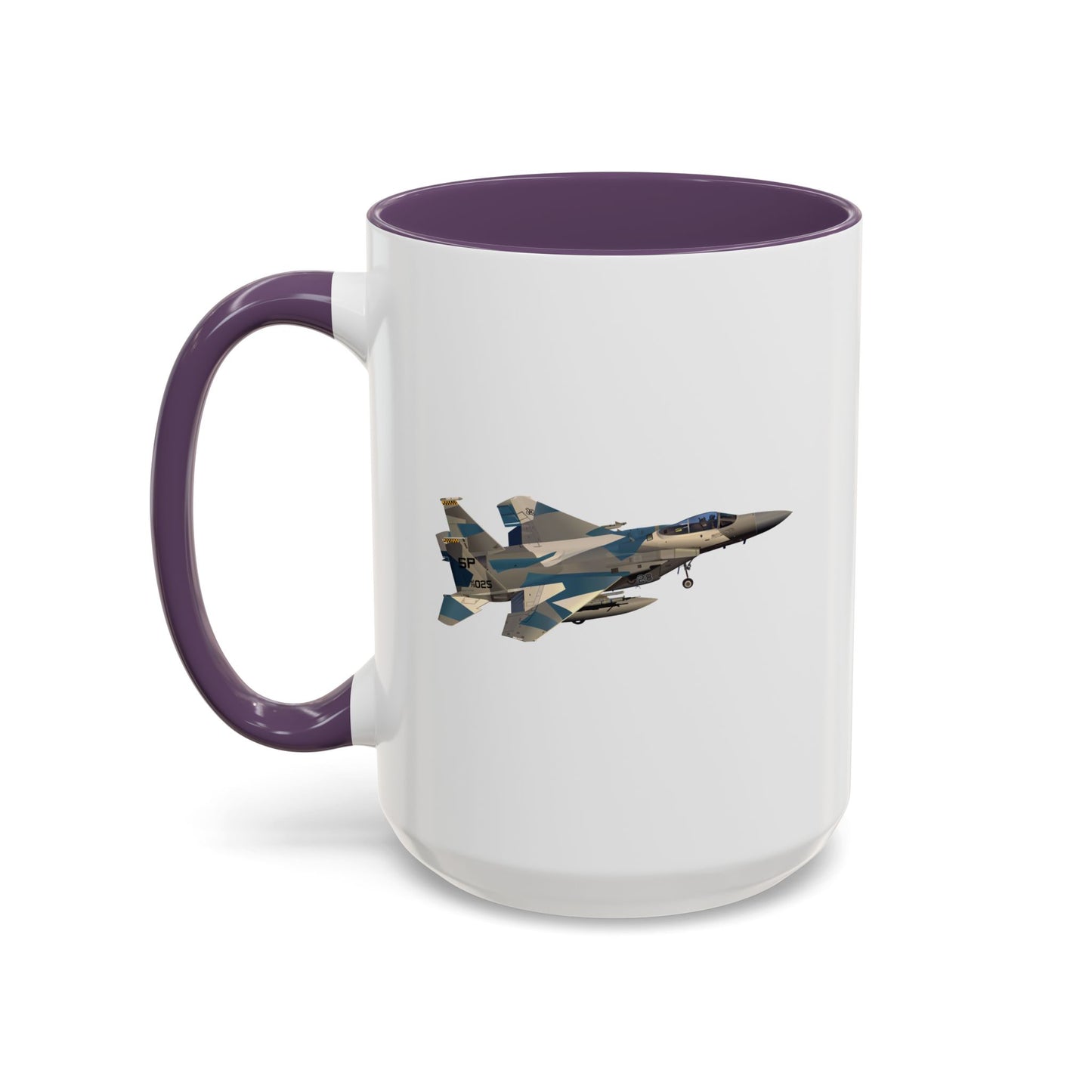 Accent Coffee Mug (11oz & 15oz) - USAF - F15 Eagle wo txt