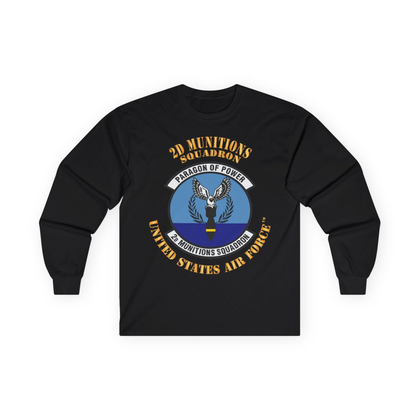 Unisex Ultra Cotton Long Sleeve Tee - USAF - 2nd Munitions Squadron