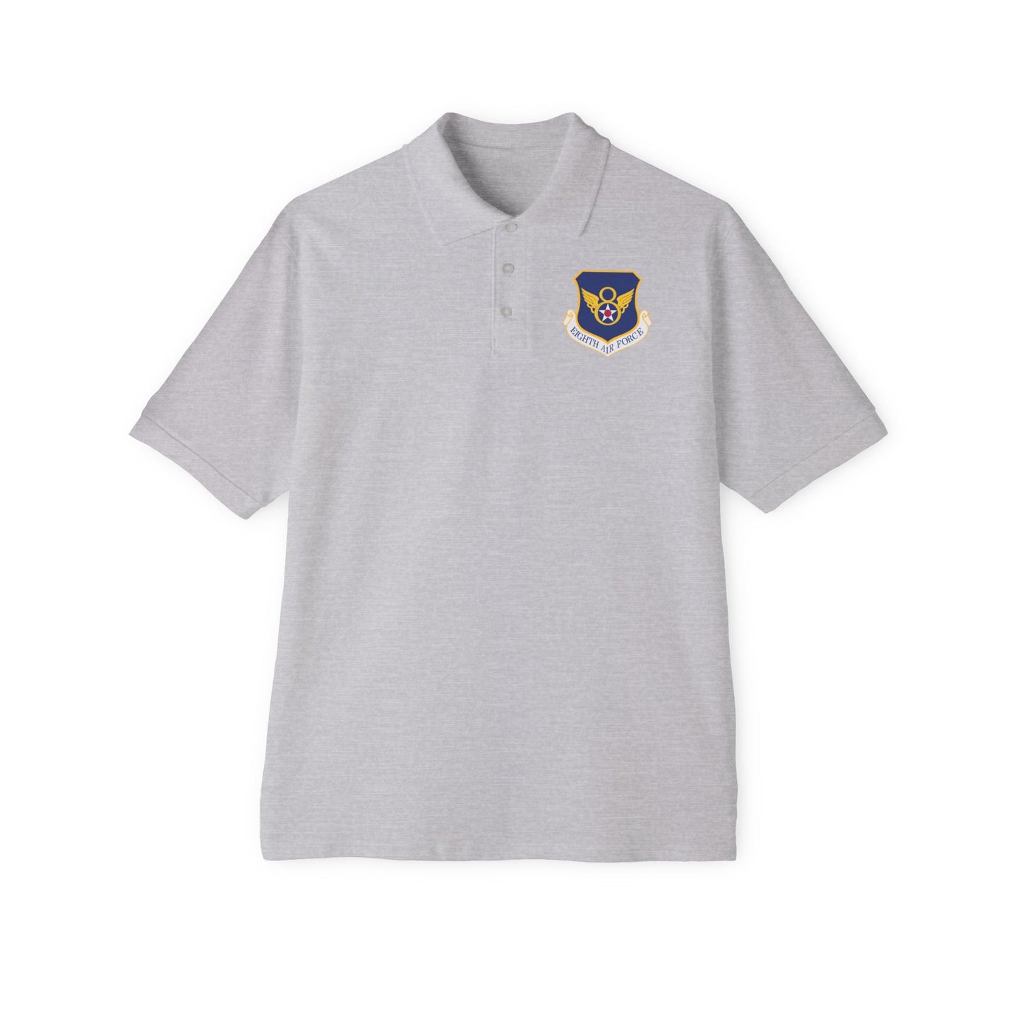 Men's Piqué Polo - USAF - 8th Air Force wo txt X 300