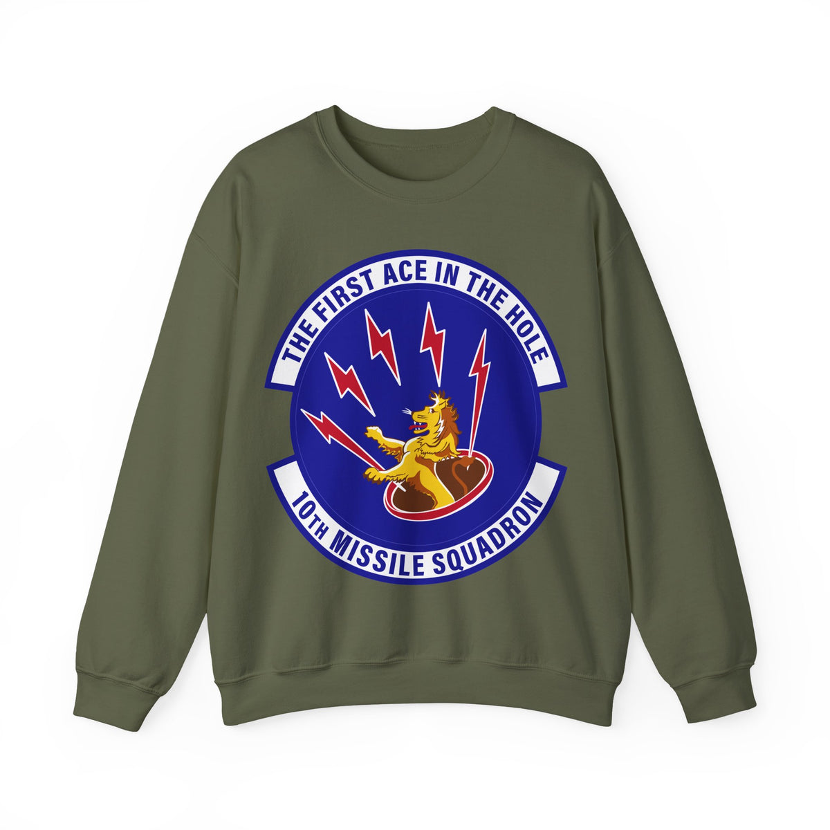 Crewneck Sweatshirt - USAF - 10th Missile Squadron wo txt