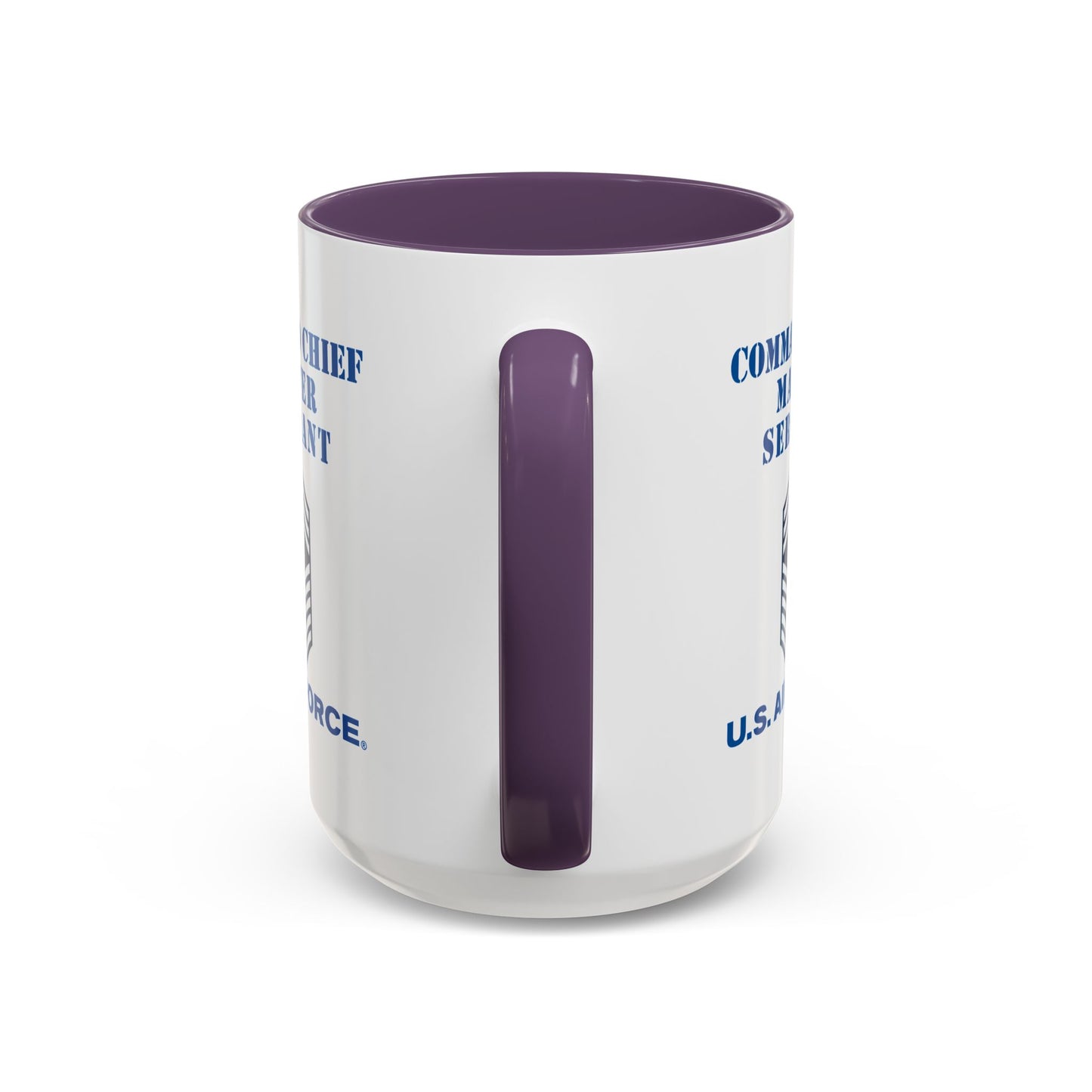 Accent Coffee Mug (11oz & 15oz) - USAF - Command Chief Master Sergeant (E9c) - 2020 - US Air Force w Text X 300