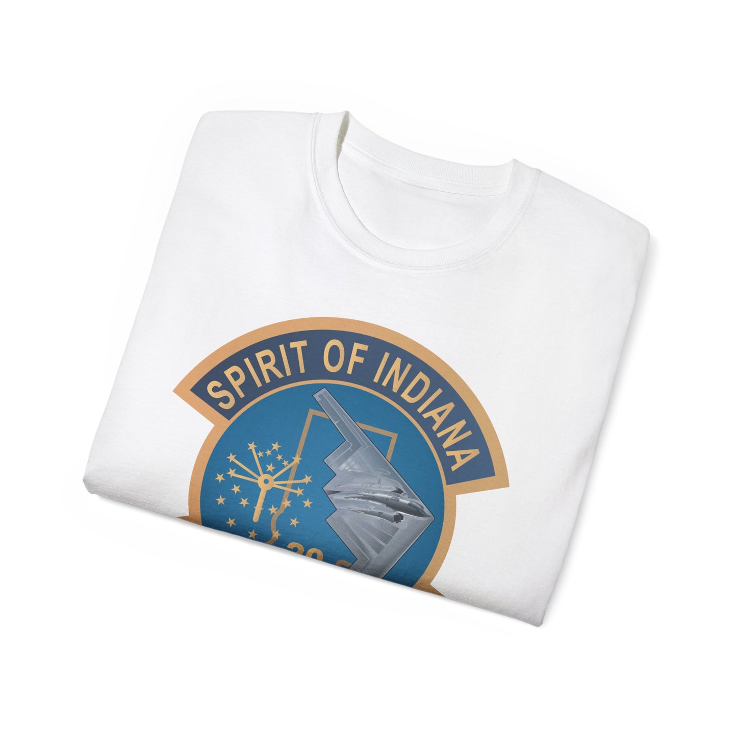 Unisex Ultra Cotton Tee - USAF - B2 - Spirit of Indiana - Stealth Bomber wo txt X 300