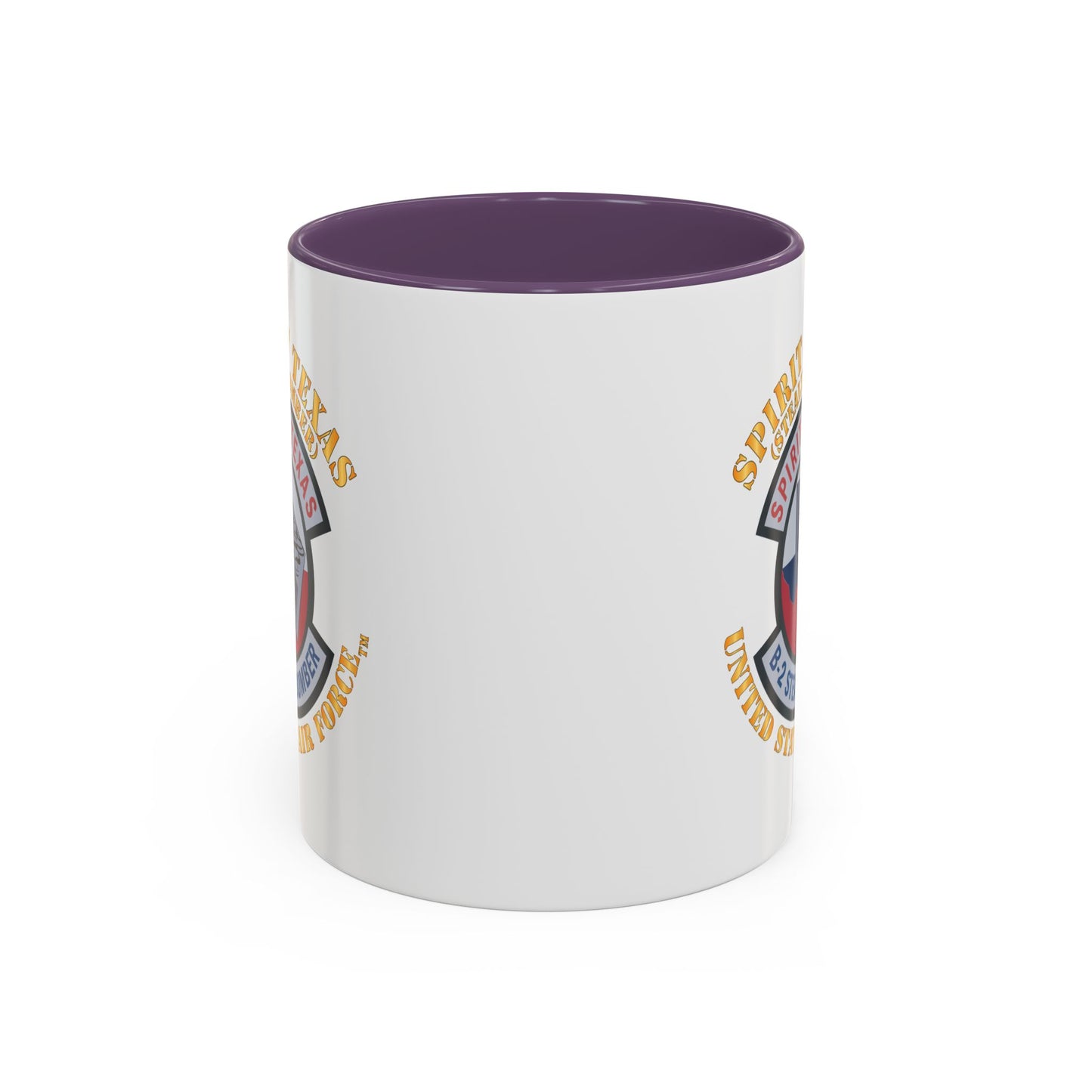 Accent Coffee Mug (11oz & 15oz) - USAF - B2 - Spirit of Texas - Stealth Bomber X 300
