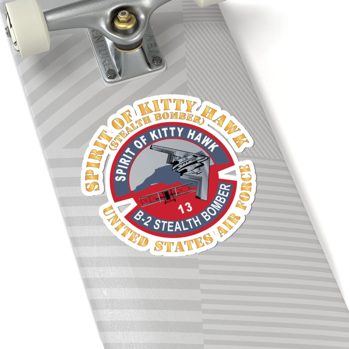 Kiss-Cut Stickers - USAF - B2 - Spirit of Kitty Hawk - Stealth Bomber X 300