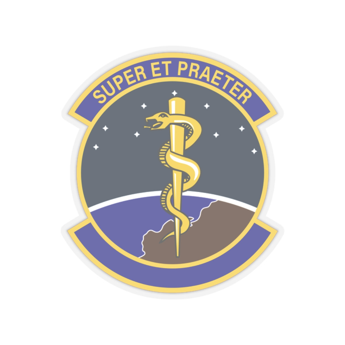 Kiss-Cut Stickers - USAF - 9th Operational Medical Readiness Sq wo txt X 300