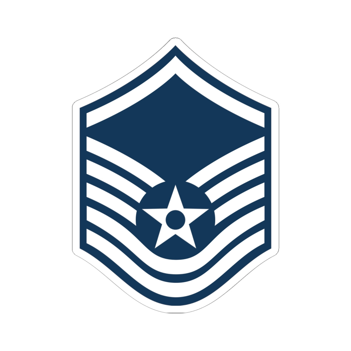 Kiss-Cut Stickers - USAF - Master Sergeant (E7a) - 2020