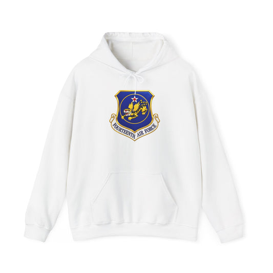 Unisex Heavy Blend Hooded Sweatshirt - USAF - 14th Air Force - Flying Tigers wo txt - 3D - Enhanced