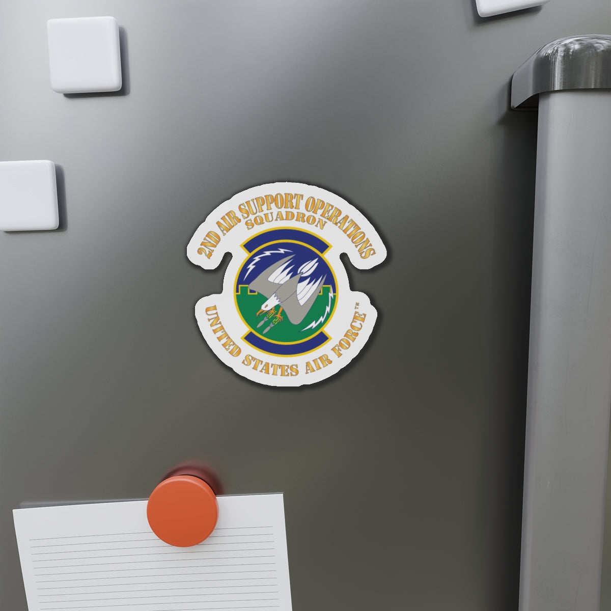 Die-Cut Magnet - USAF - 2nd Air Support Operations Squadron
