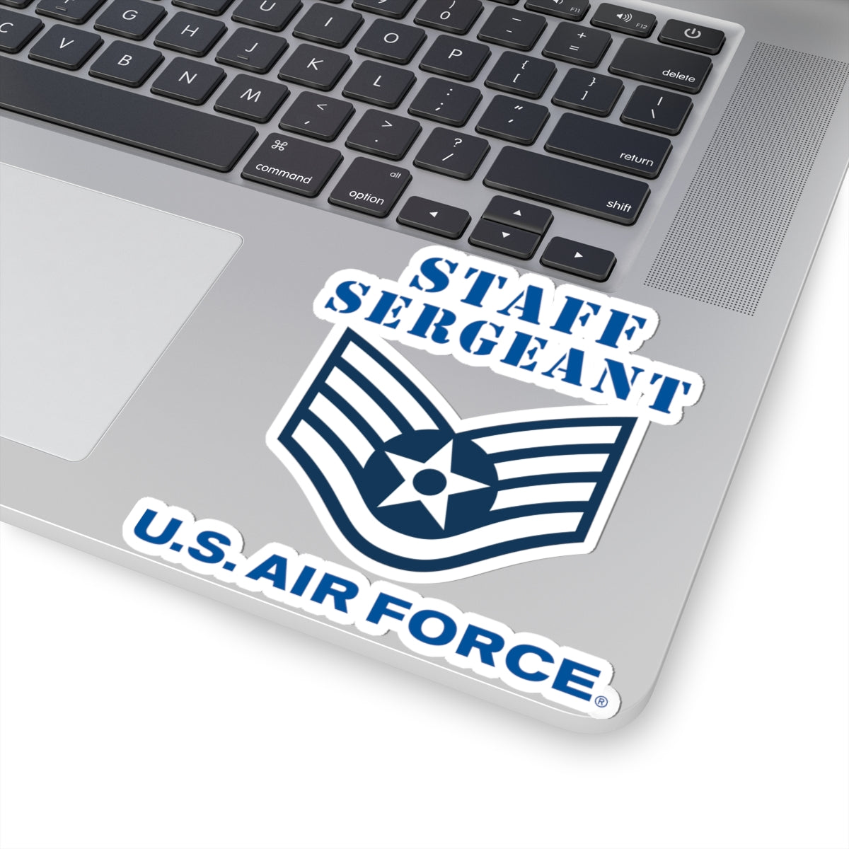 Kiss-Cut Stickers - USAF - Staff Sergeant (E5) - 2020 - US Air Force w Text