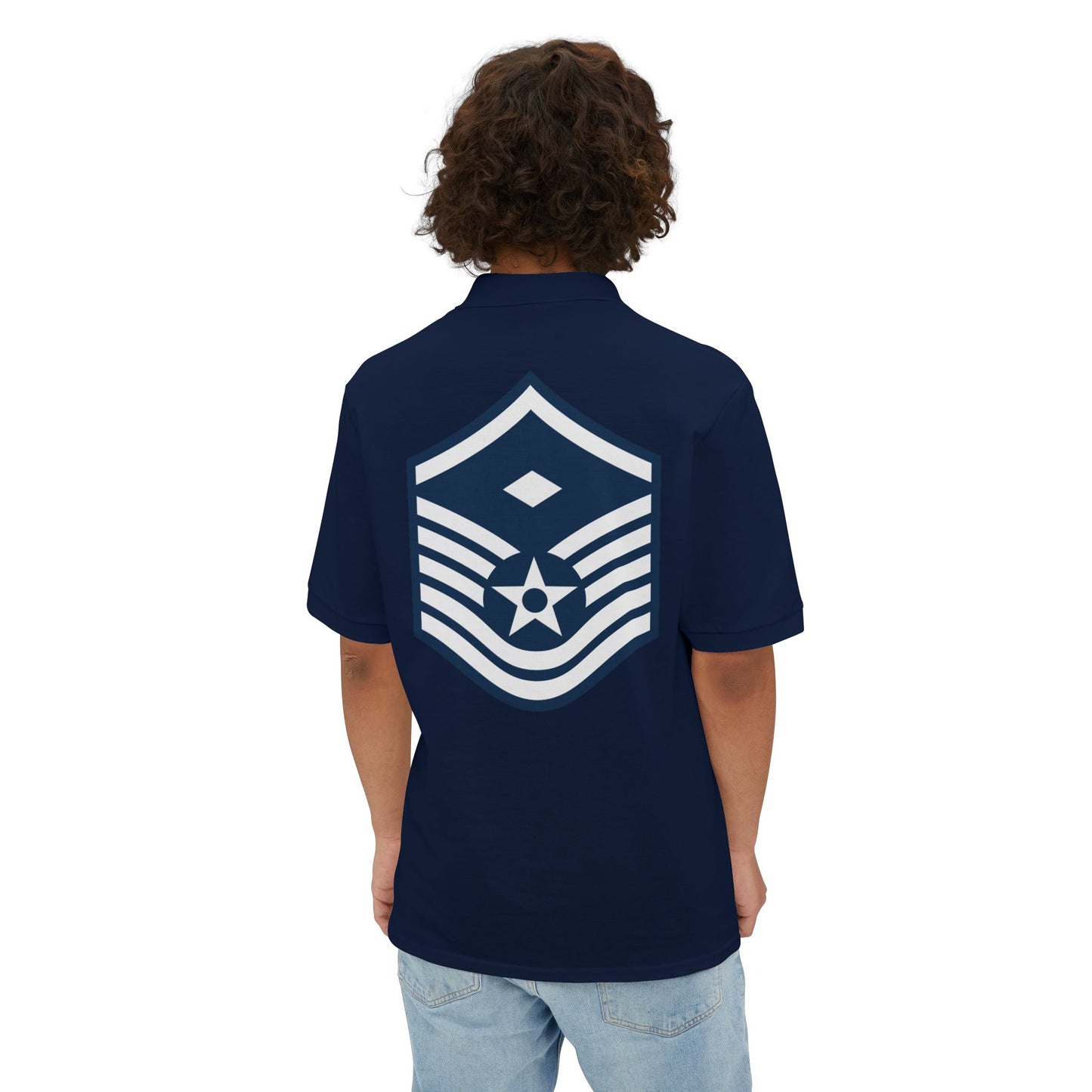 Men's Piqué Polo - USAF - First Sergeant (E7b) - 2020