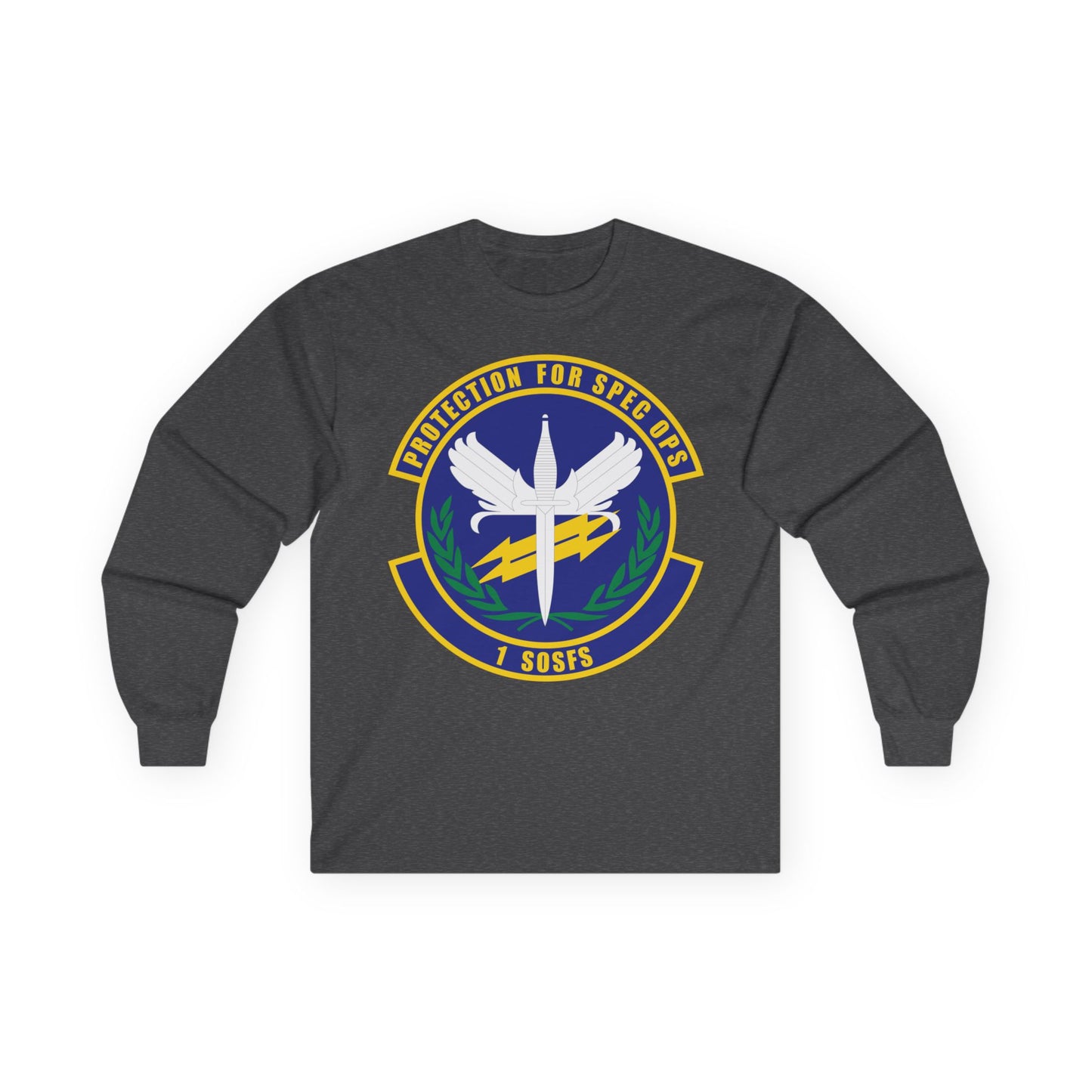 Unisex Ultra Cotton Long Sleeve Tee - USAF - 1st Special Operations Security Forces Squadron wo txt