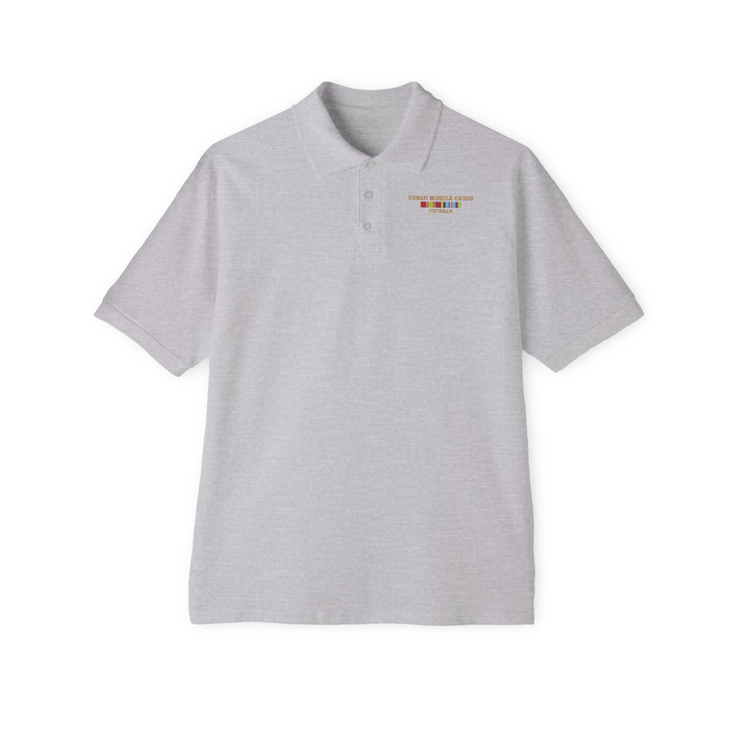 Men's Piqué Polo - USAF - Cuban Missile Crisis w AFEM COLD SVC X 300