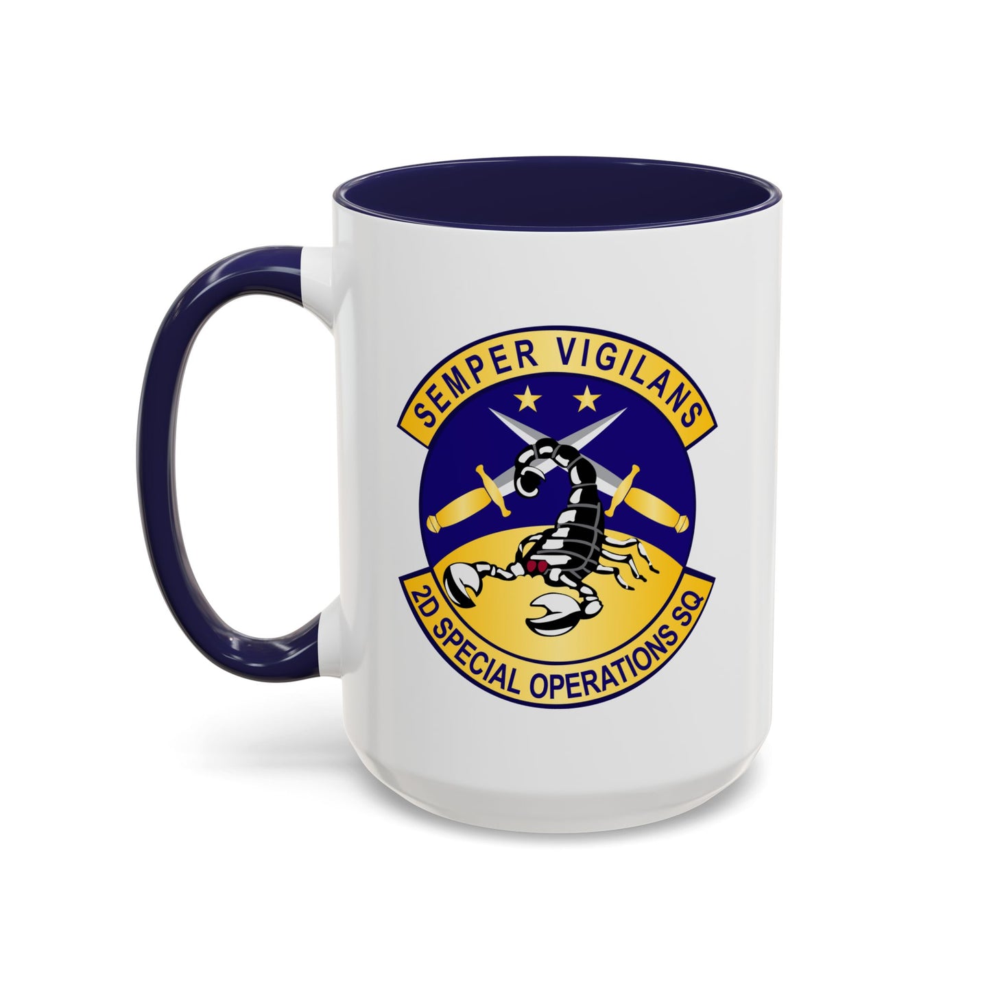 Accent Coffee Mug (11oz & 15oz) - USAFSOF - 2nd Special Operations Squadron wo Txt