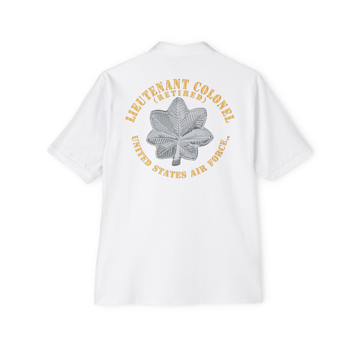 Men's Piqué Polo - USAF - Lieutenant Colonel - LTC - Retired - TM X 300