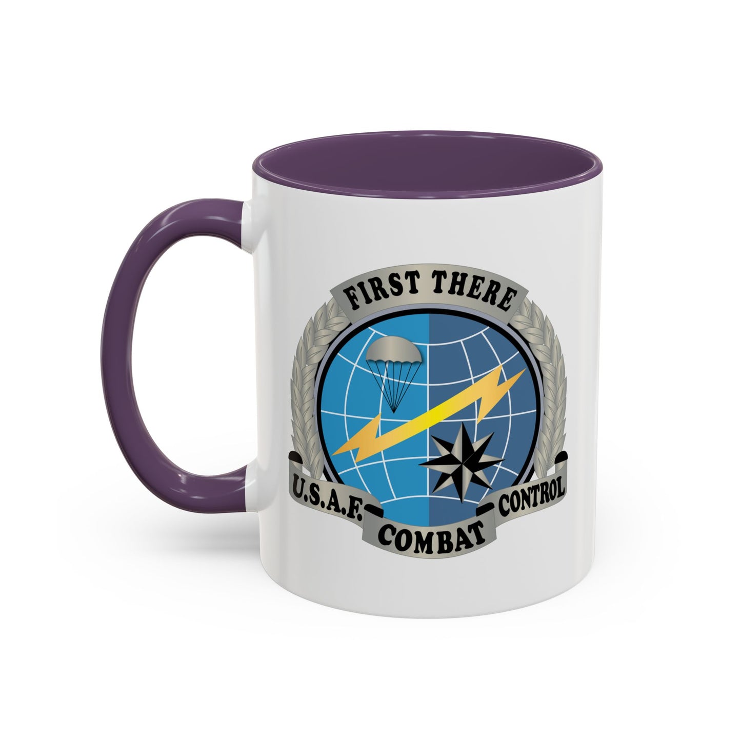 Accent Coffee Mug (11oz & 15oz) - USAF - Combat Controller Badge No Txt  X 300