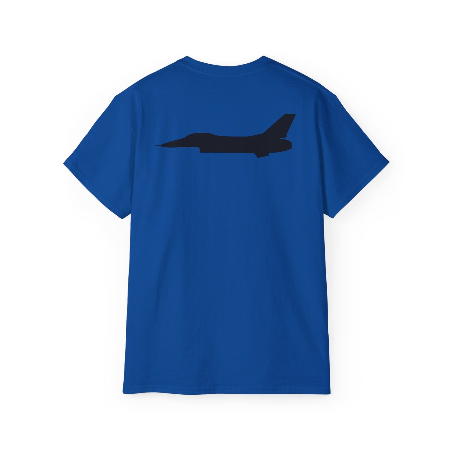 Unisex Ultra Cotton Tee - Aircraft - F-16 - Side - Black - wo Txt X 300