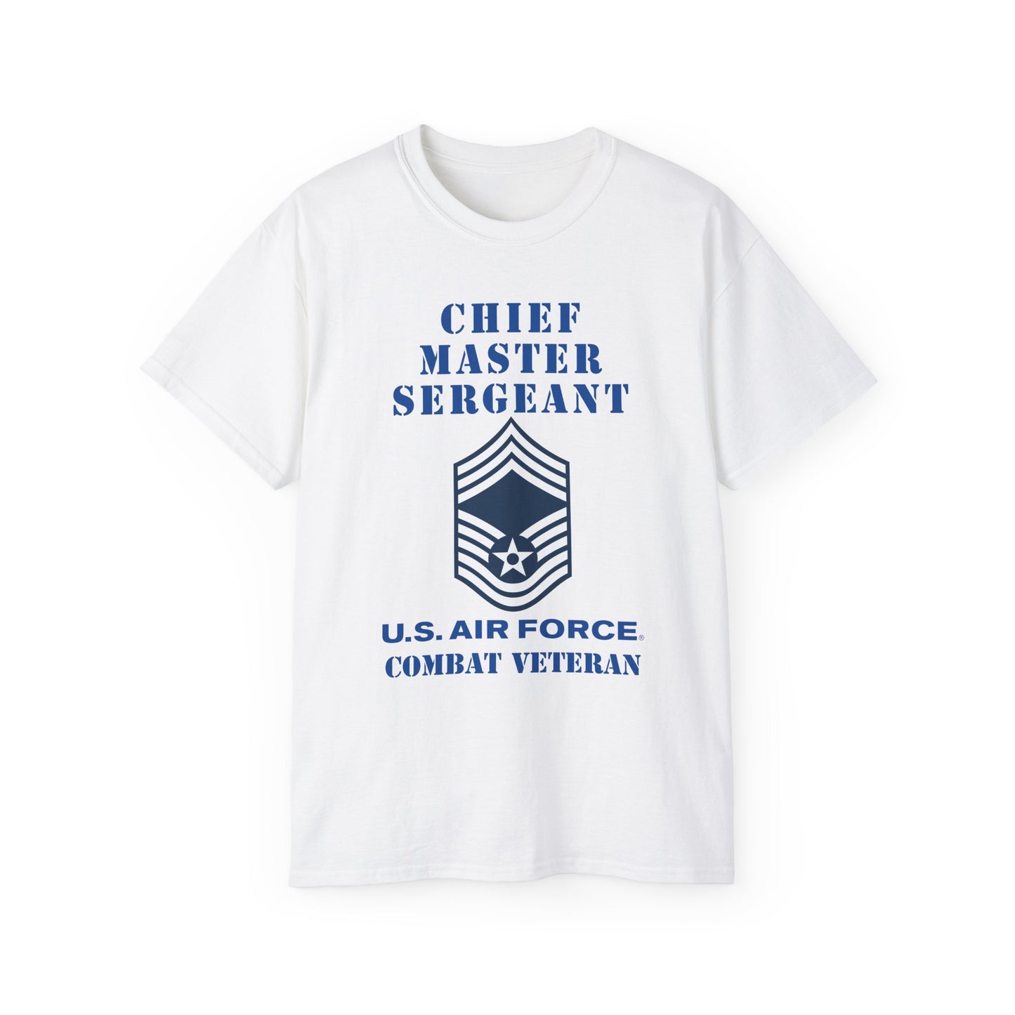 Unisex Ultra Cotton Tee - USAF - Chief Master Sergeant (E9a) - 2020 - Combat Veteran