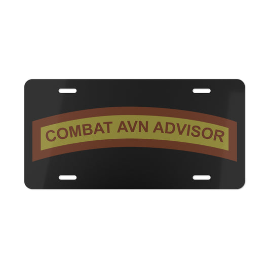License Plate - USAF - Combat Aviation Advisor Tab