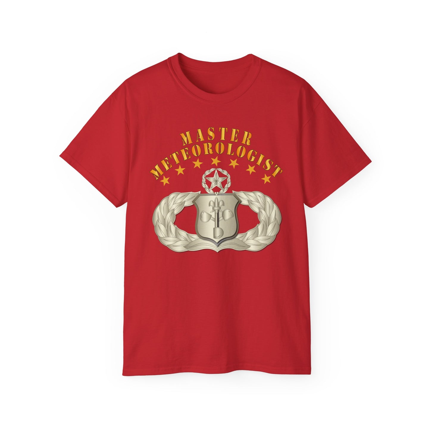 Unisex Ultra Cotton Tee - USAF - Meteorologist - Master Badge wo DS