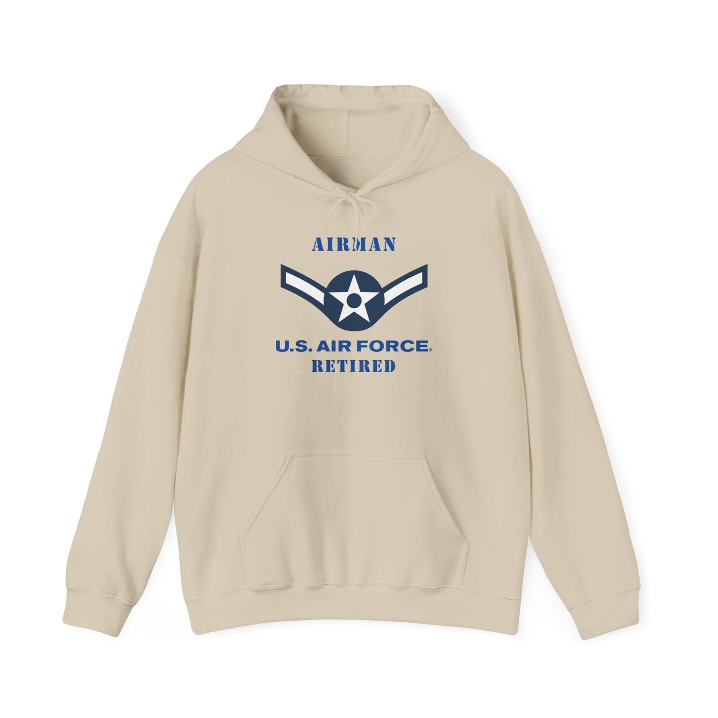 Unisex Heavy Blend Hooded Sweatshirt - USAF - Airman (E2) - 2020 - US Air Force - Retired
