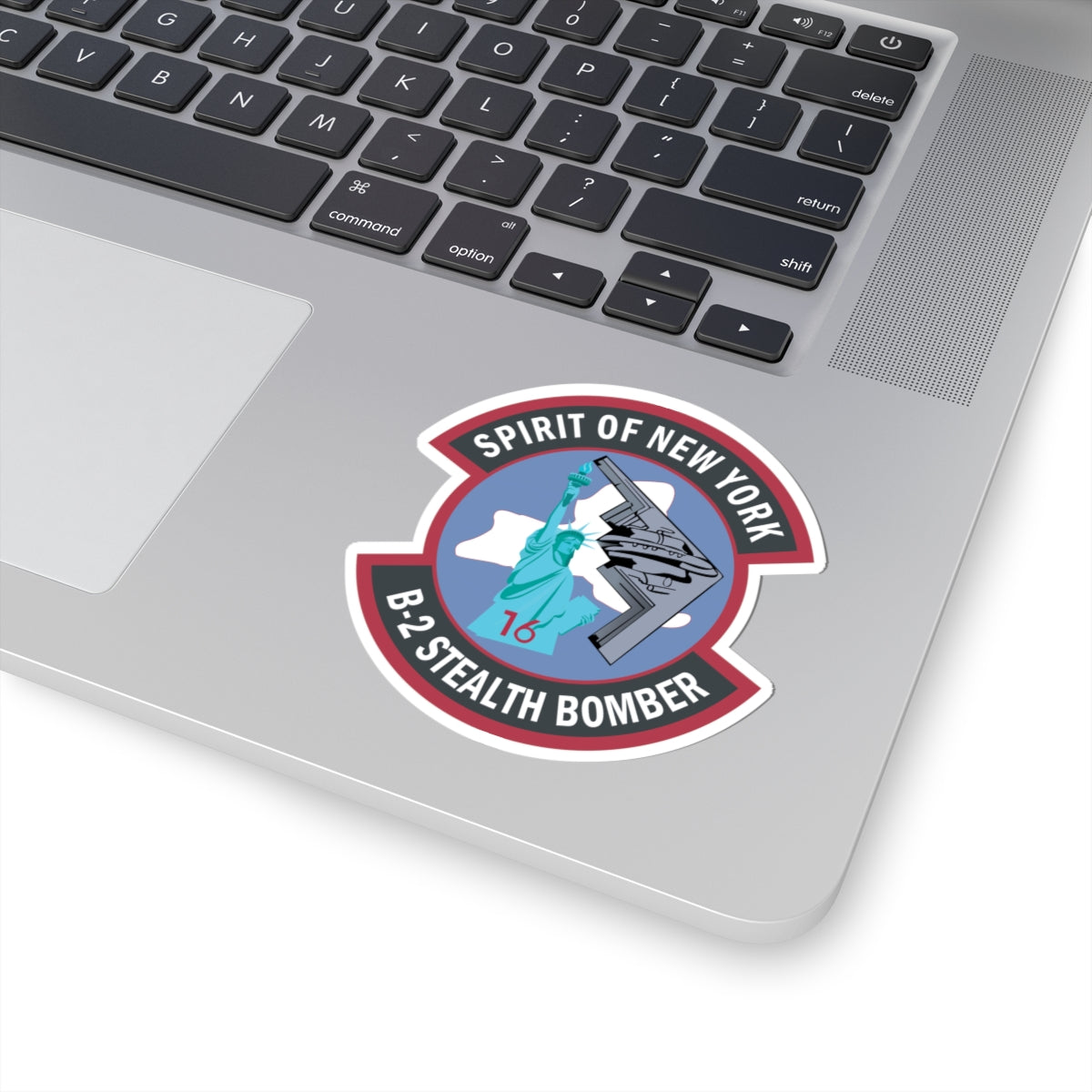Kiss-Cut Stickers - USAF - B2 - Spirit of New York - Stealth Bomber wo txt X 300