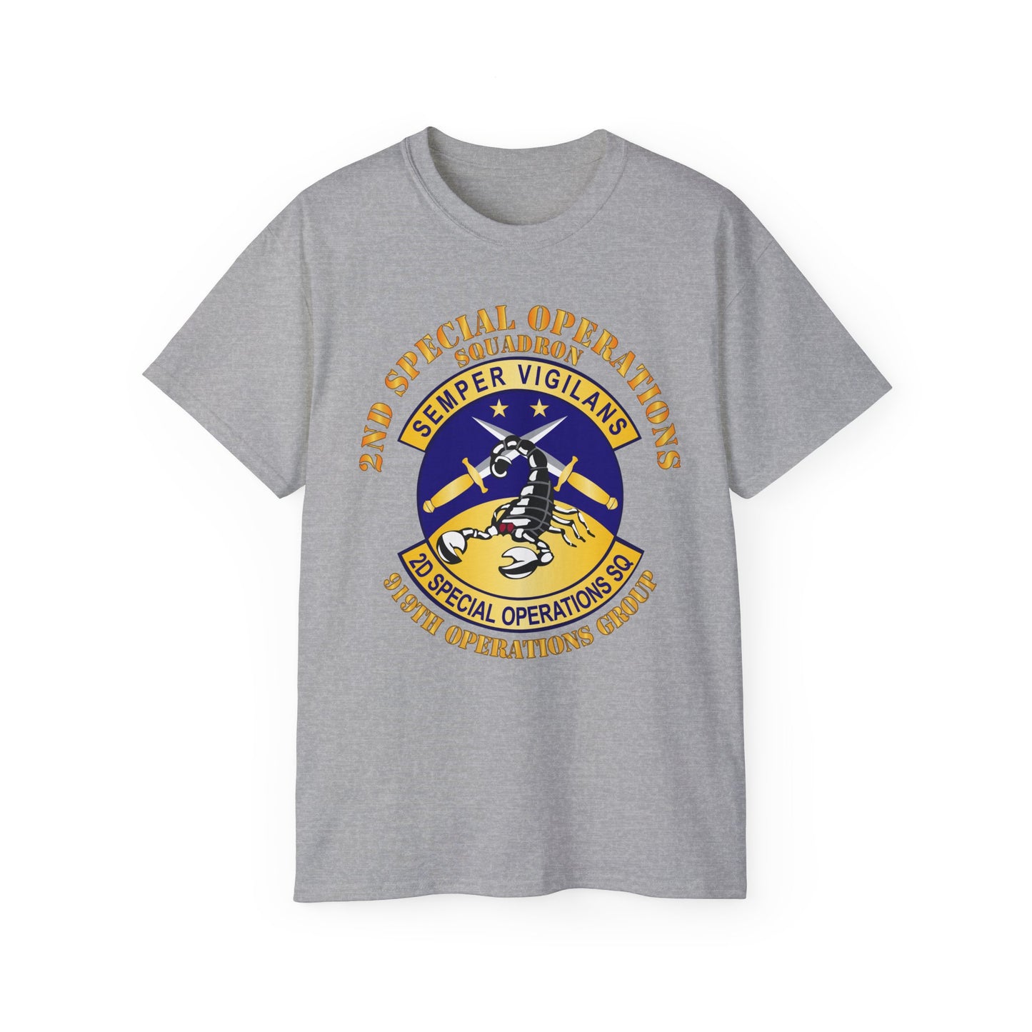 Unisex Ultra Cotton Tee - USAFSOF - 2nd Special Operations Squadron - 919th Operations Group