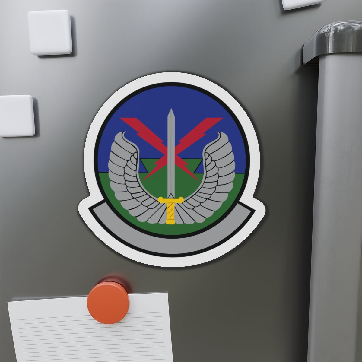 Die-Cut Magnet - USAF - 5th Air Support Operations Sq wo txt X 300