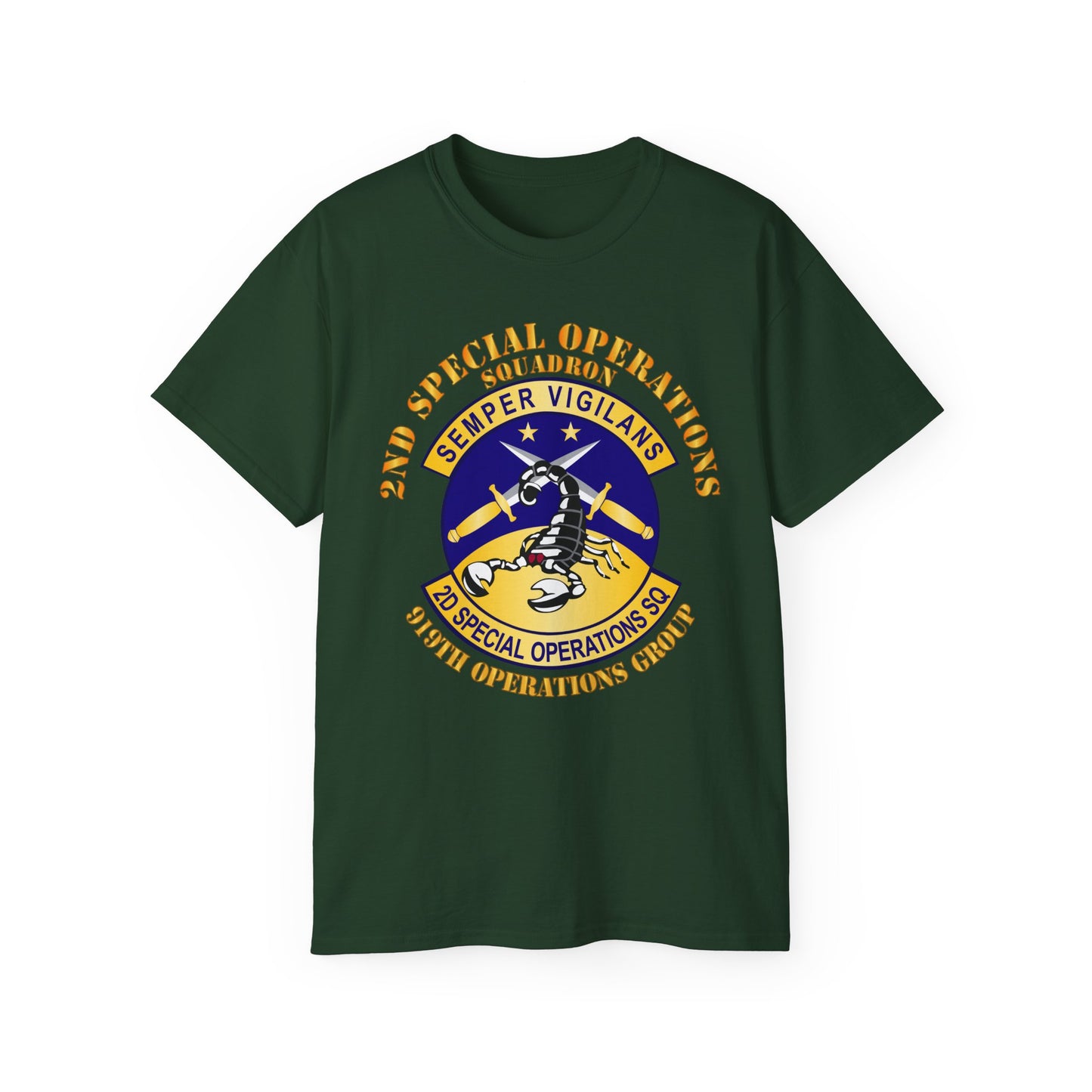 Unisex Ultra Cotton Tee - USAFSOF - 2nd Special Operations Squadron - 919th Operations Group