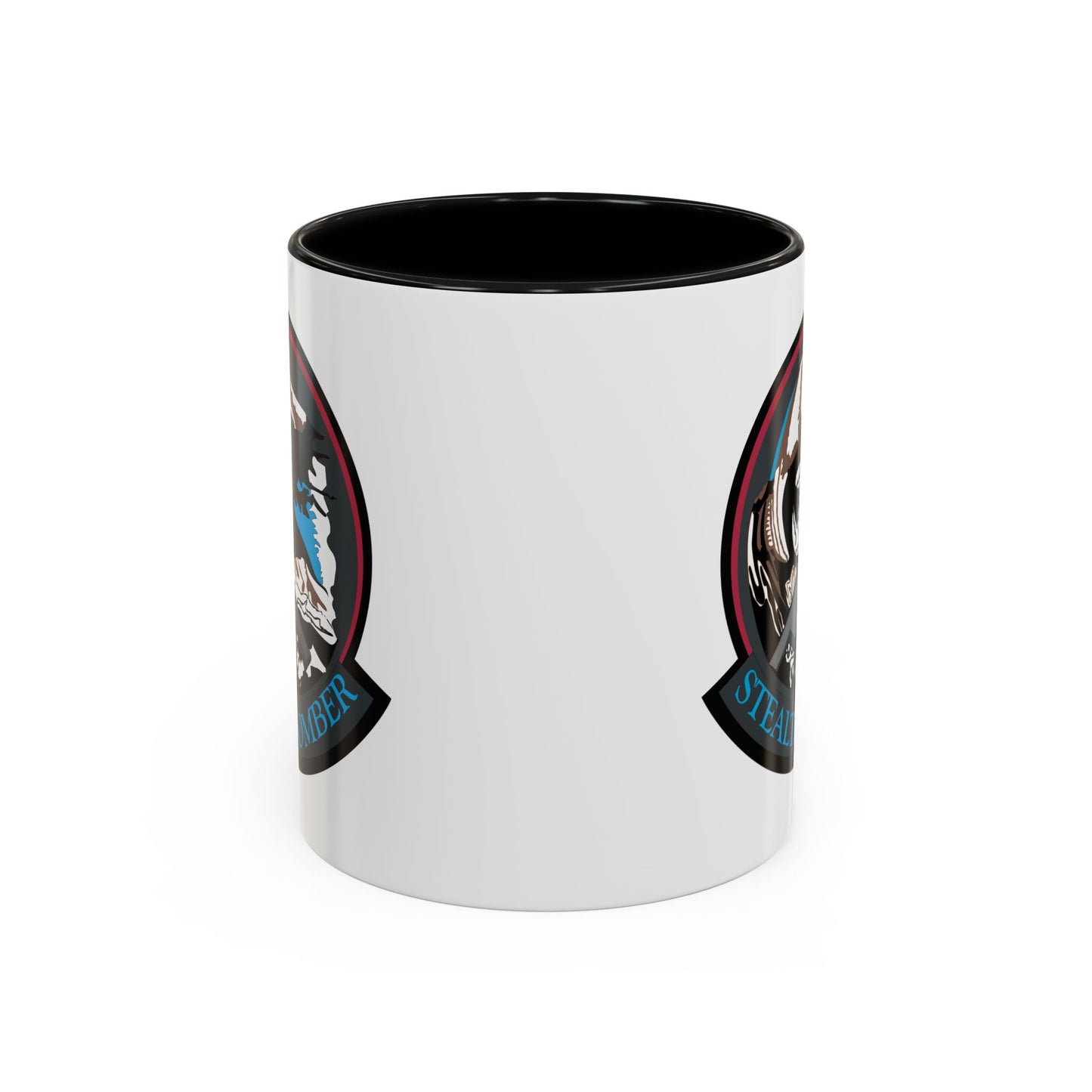 Accent Coffee Mug (11oz & 15oz) - USAF - B2 - Grim Reaper - Stealth Bomber wo txt X 300