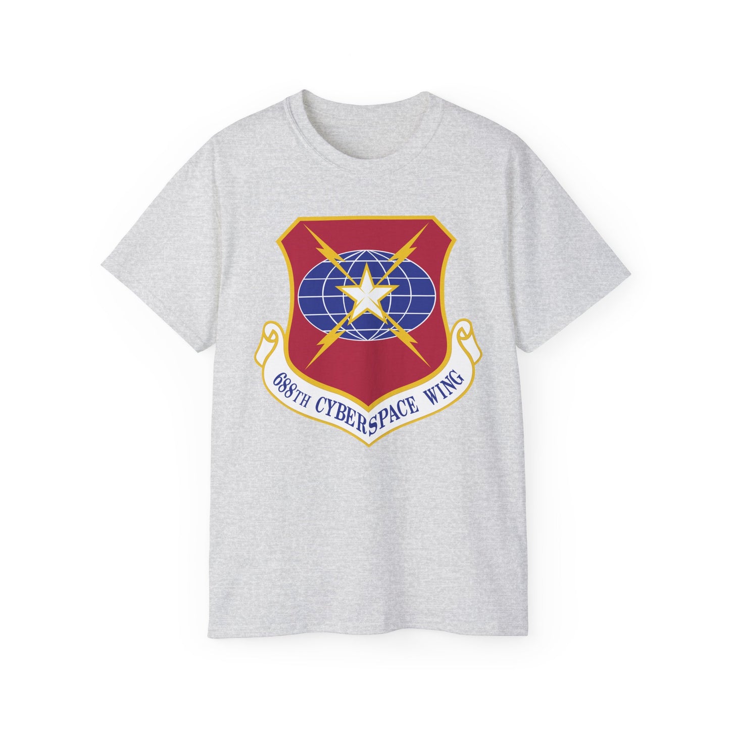 Unisex Ultra Cotton Tee - USAF - 688th Cyberspace Wing wo Txt X 300