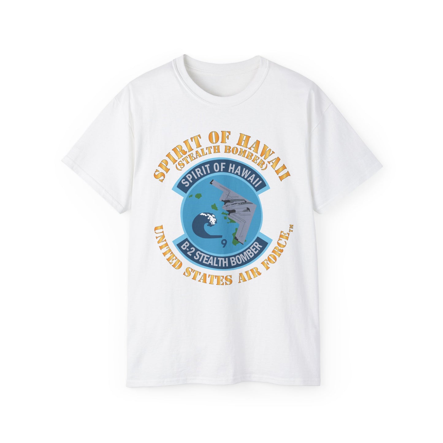 Unisex Ultra Cotton Tee - USAF - B2 - Spirit of Hawaii - Stealth Bomber X 300