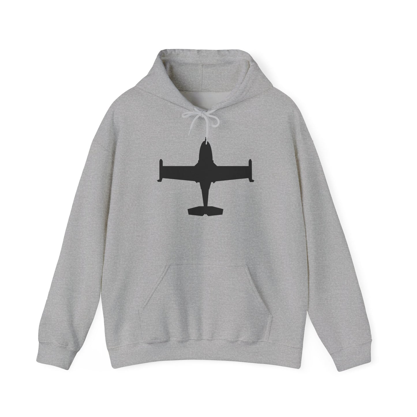 Unisex Heavy Blend Hooded Sweatshirt - Aircraft - A-37-Trainer - Top - Silhouette X 300