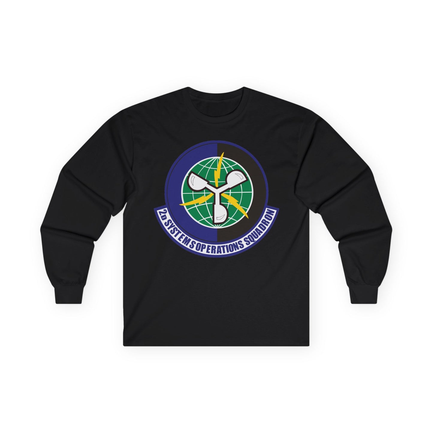 Unisex Ultra Cotton Long Sleeve Tee - USAF -2d Systems Operations Squadron wo txt