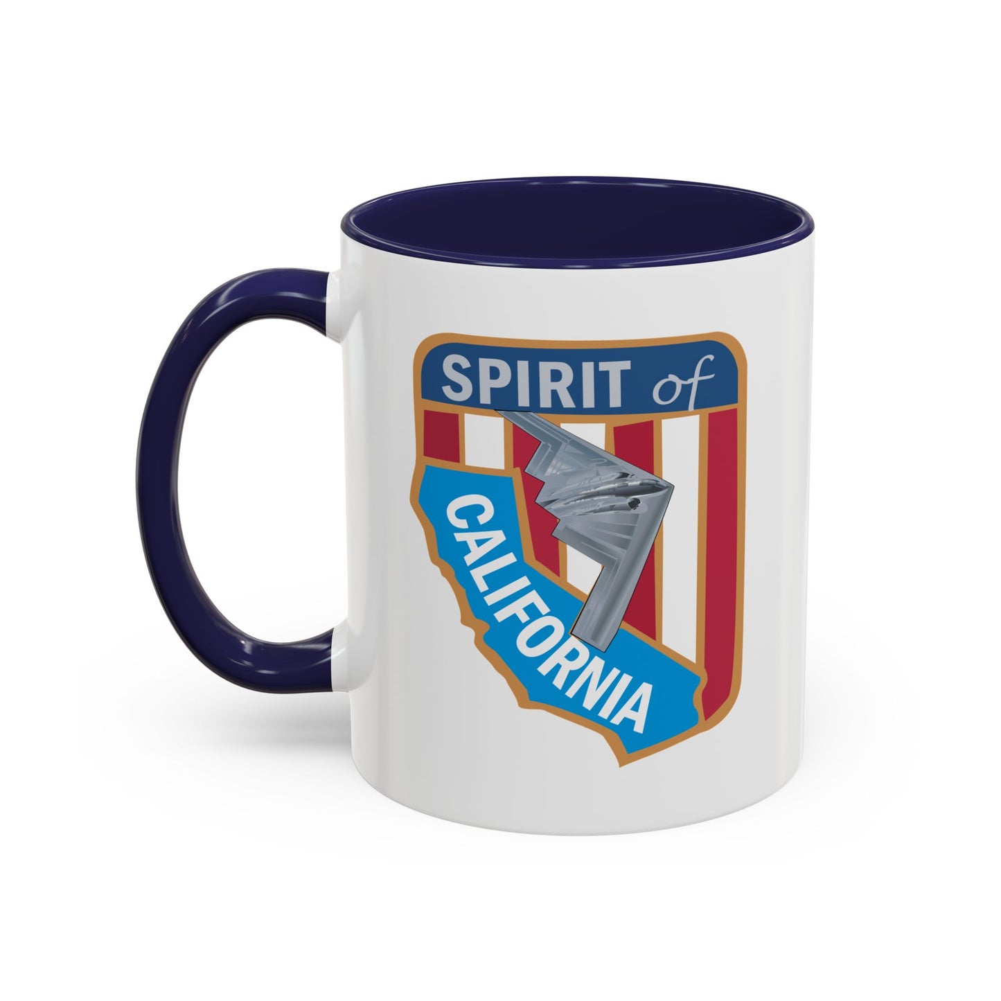 Accent Coffee Mug (11oz & 15oz) - USAF - B2 - Spirit of California - Stealth Bomber wo txt X 300
