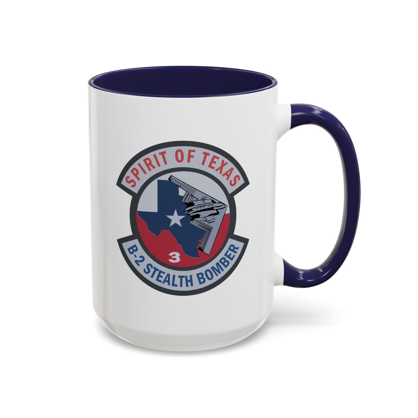 Accent Coffee Mug (11oz & 15oz) - USAF - B2 - Spirit of Texas - Stealth Bomber wo txt X 300